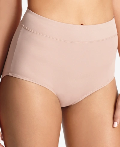 Shop Warner's Warners No Pinching No Problems Tailored Brief 5738 In Toasted Almond (nude )