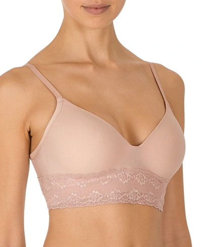 Shop Natori Bliss Perfection Contour Soft Cup Bra 723154 In Rose Beige (nude )