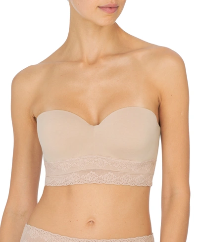 Shop Natori Women's Bliss Perfection Strapless Contour Underwire Bra 729154 In Cafe (nude )