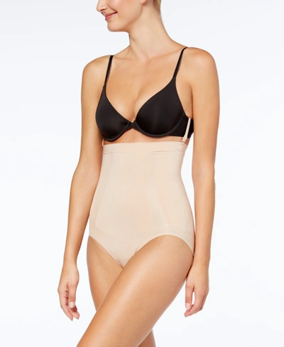 Shop Spanx Oncore High-waisted Brief In Soft Nude- Nude