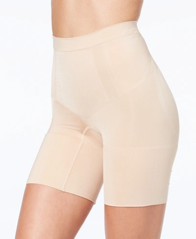 Shop Spanx Women's Oncore Mid-thigh Short Ss6615 In Soft Nude- Nude
