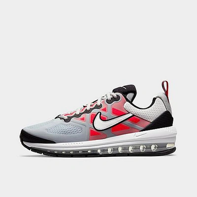 Shop Nike Men's Air Max Genome Casual Shoes In Grey/infrared/white