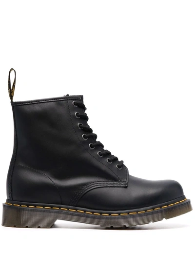 Shop Dr. Martens' Lace-up Combat Boots In Black