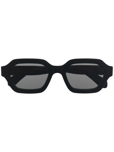 Shop Retrosuperfuture Tinted Geometric-frame Sunglasses In Black