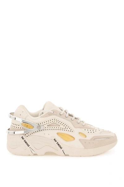 Shop Raf Simons Cylon-21 Runner Sneakers In White