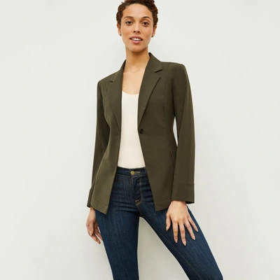 Shop M.m.lafleur The Moreland Jacket - Origamitech In Olive