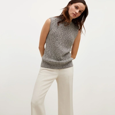 Shop M.m.lafleur The Barbara Sweater - Knit Boucle In Black / White
