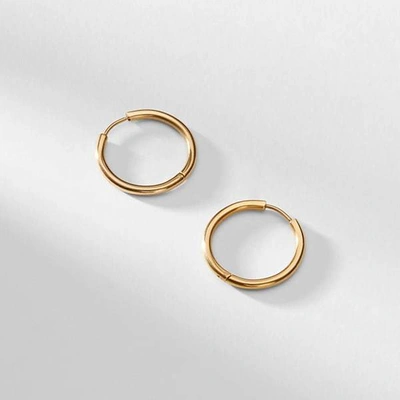 M.m.lafleur The Claressa Earrings - Small Gold In Gold