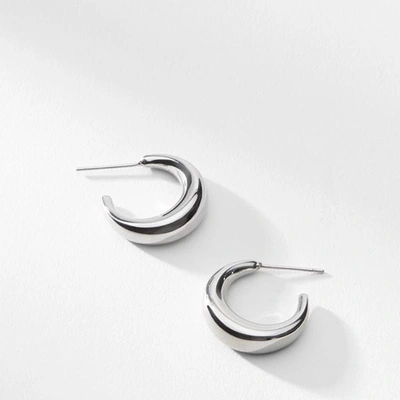 Shop M.m.lafleur The Lyssa Earrings In Silver
