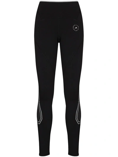 Shop Adidas By Stella Mccartney Truepace Cold.rdy Leggings In Black