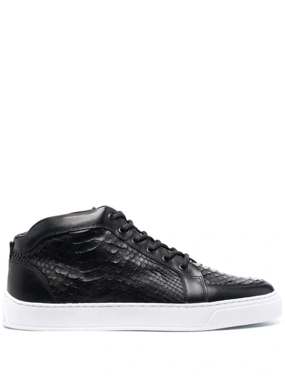 Shop Leandro Lopes Enzio High-top Sneakers In Black