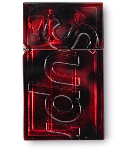 Supreme X Tsubota Pearl Hard Edge Lighter In Black