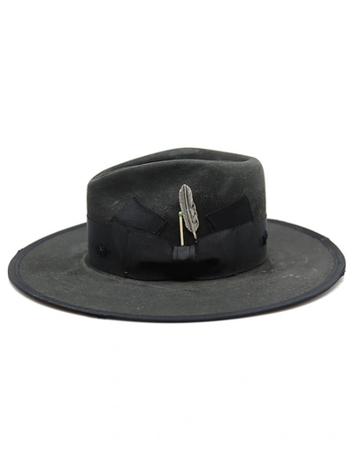Shop Nick Fouquet Dark Matter Fedora Hat