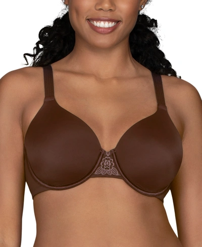 Shop Vanity Fair Beauty Back Smoothing Full-figure Contour Bra 76380 In Cappuccino (nude )
