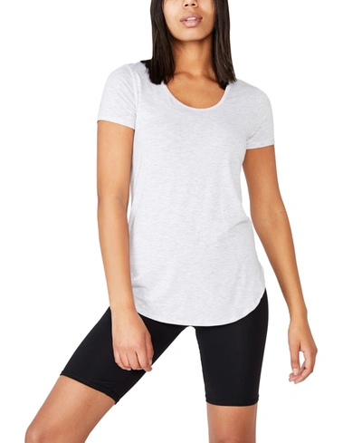 Shop Cotton On Women's Gym T-shirt In Gray Marle