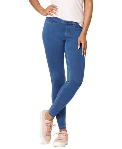 Shop Hue Classic Stretch Denim Leggings, Regular & Plus Sizes In Classic Denim