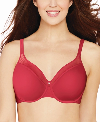 Bali One Smooth U Ultra Light Shaping Underwire Bra 3439 In Red Armature