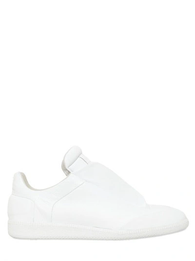 Maison Margiela Future Soft Leather Sneakers In Black