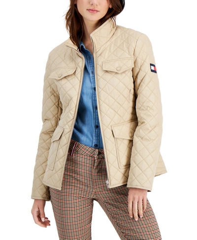 Tommy Hilfiger Zip-up In Khaki ModeSens