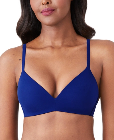 Shop Wacoal How Perfect Soft Cup Bra 852189 In Medieval Blue