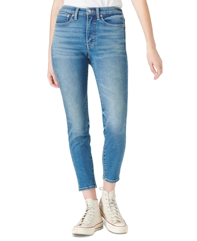 Shop Lucky Brand High-rise Curvy Skinny Jeans In Patterson