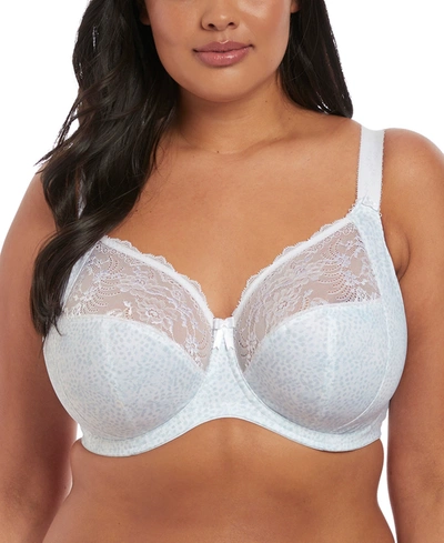 Elomi Full Figure Morgan Banded Underwire Stretch Lace Bra El4110, Online Only In White