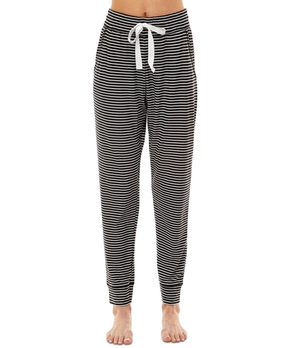 Shop Jaclyn Intimates Yummy Jogger Pajama Pants In True Stripe