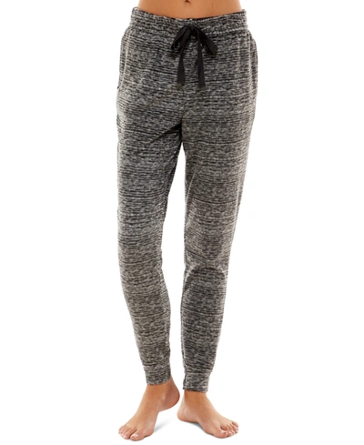 Shop Jaclyn Intimates Fuzzy Luxe Jogger In Melody Stripe