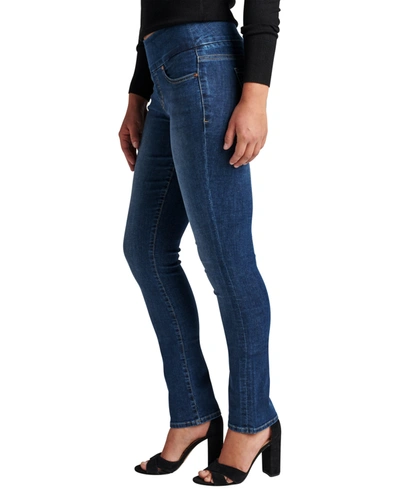 Shop Jag Jeans Women's Peri Mid Rise Straight Leg Pull-on Jeans In Durango Wash