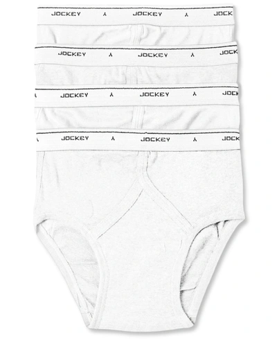 Jockey Men's 4-pack Classic Low-rise Briefs In White