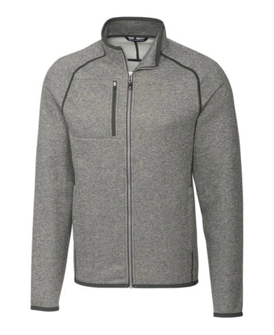 Shop Cutter & Buck Men's Big And Tall Fit Mainsail Jacket In Heather Gray