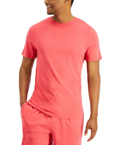 Shop Club Room Men's Pajama T-shirt, Created For Macy's In Red
