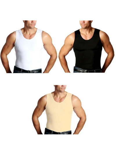 Shop Instaslim Men's Big & Tall Insta Slim 3 Pack Compression Muscle Tank T-shirts
