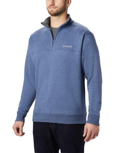 Columbia Men's Big & Tall Hart Mountain Ii Half Zip Sweatshirt In Carbon Heather
