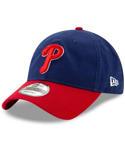 Shop New Era Men's Royal, Red Philadelphia Phillies Replica Alternate Core Classic 9twenty Adjustable Hat In Royal/red