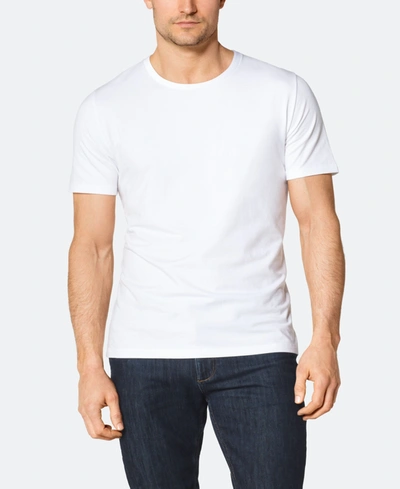 Shop Tommy John Men's Second Skin Crew Neck T-shirt In White