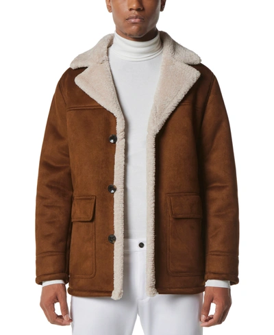 Shop Marc New York Men's Jarvis Faux Shearling Jacket In Brown