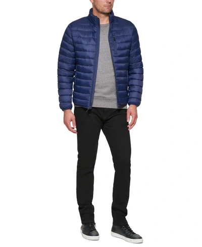 Shop Club Room Men's Down Packable Quilted Puffer Jacket, Created For Macy's In Navy