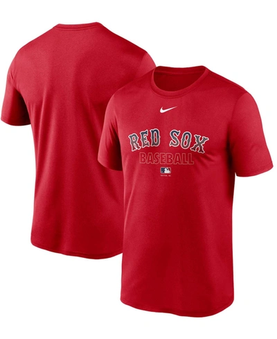 Shop Nike Men's Red Boston Red Sox Authentic Collection Legend Performance T-shirt