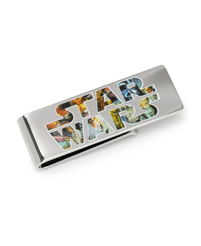 Shop Star Wars Men's Logo Money Clip In Silver-tone