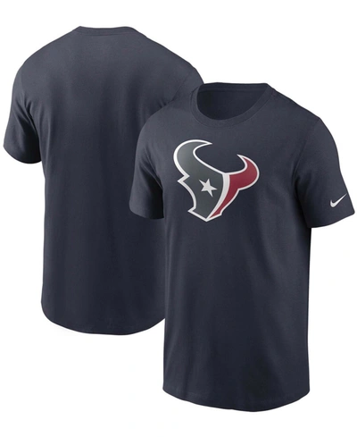 Shop Nike Men's Big And Tall Navy Houston Texans Primary Logo T-shirt