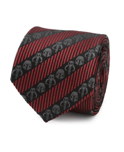 Shop Star Wars Men's Mandalorian Stripe Tie In Red