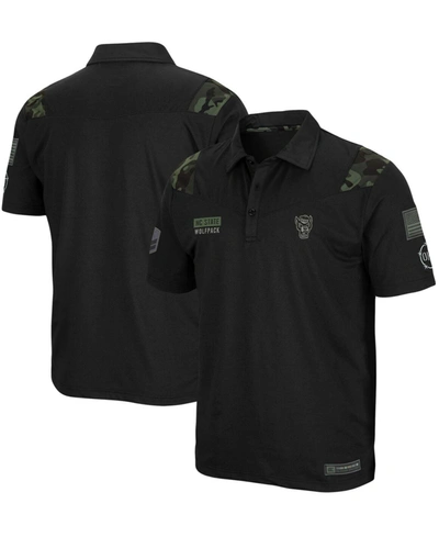Shop Colosseum Men's Black Nc State Wolfpack Oht Military Inspired Appreciation Sierra Polo