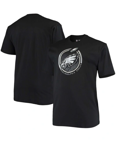 Shop Fanatics Men's Big And Tall Black Philadelphia Eagles Color Pop T-shirt
