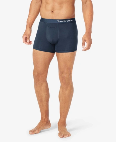 Shop Tommy John Men's Cool Boxer Brief Underwear In Navy