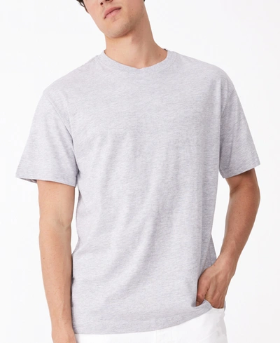 Shop Cotton On Men's Loose Fit T-shirt In Light Gray Marle