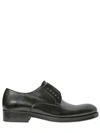 DSQUARED2 Brushed Leather Laceless Derby Shoes, Black