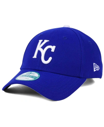 Shop New Era Kansas City Royals The League 9forty Adjustable Cap In Royalblue