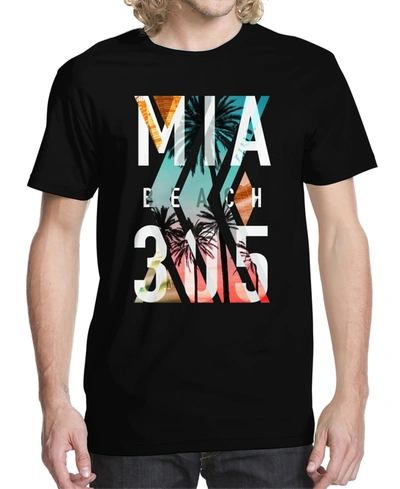 Shop Beachwood Men's 305 Mia Graphic T-shirt In Black