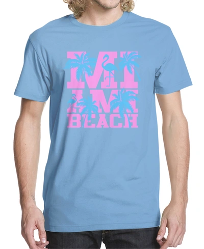 Shop Beachwood Men's Miami Beach Graphic T-shirt In Light Blue